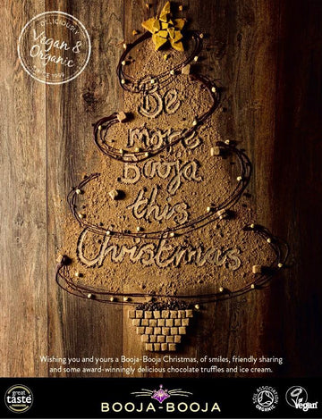 Our Christmas tree advertisement launches Vegan Food & Living magazine campaign